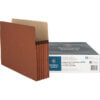 Business Source Straight Tab Cut Letter Recycled File Pocket