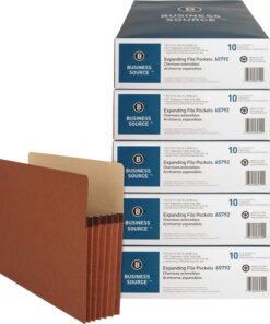 Business Source Letter Recycled File Pocket