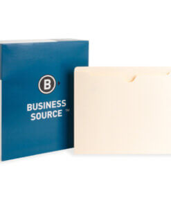 Business Source Letter Recycled File Pocket