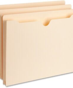 Business Source Straight Tab Cut Letter Recycled File Pocket