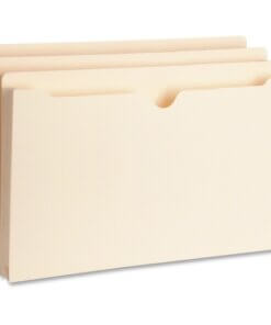 Business Source Straight Tab Cut Legal Recycled File Pocket