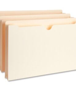 Business Source Straight Tab Cut Legal Recycled File Pocket