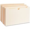 Business Source Straight Tab Cut Legal Recycled File Pocket