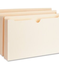 Business Source Straight Tab Cut Legal Recycled File Pocket