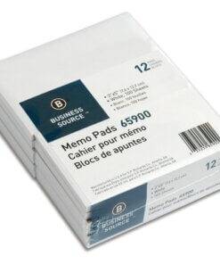 Business Source Plain Memo Pads