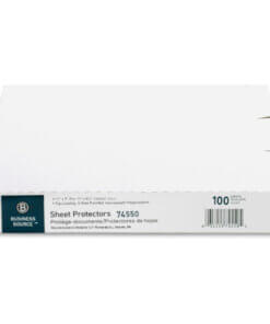 Business Source Top-Loading Poly Sheet Protectors