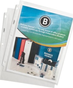 Business Source Top-Loading Poly Sheet Protectors