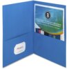 Blue Business Source Letter Recycled Pocket Folder