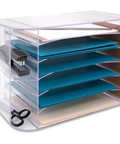 Business Source 6-tray Jumbo Desk Sorter