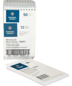 Business Source Wirebound Memo Books