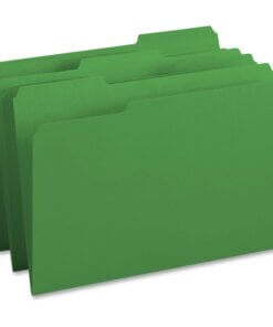 GreenBusiness Source 1/3 Tab Cut Legal Recycled Top Tab File Folder