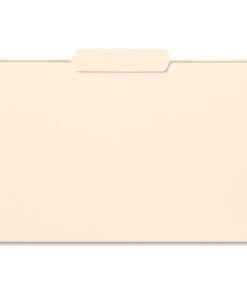 Business Source 1/3 Tab Cut Legal Recycled Top Tab File Folder