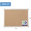 MasterVision Earth It! Aluminum Frame Cork Board