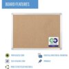 MasterVision Aluminum Frame Recycled Cork Boards