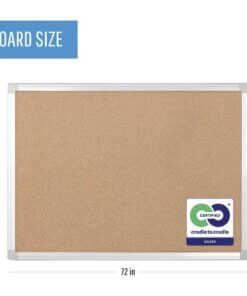 MasterVision Aluminum Frame Recycled Cork Boards