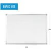 Bi-silque Ayda Porcelain Dry Erase Board