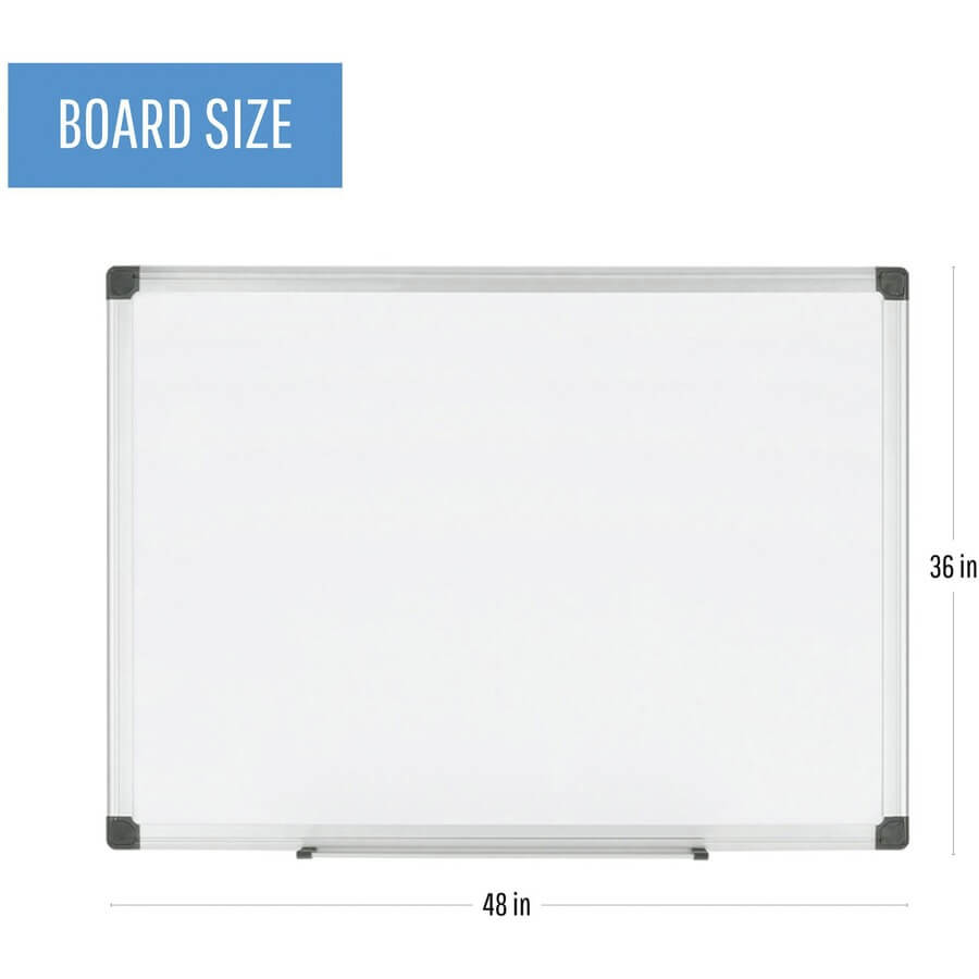Bi-silque Porcelain Magnetic Dry Erase Board