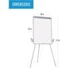 MasterVision Dry-erase Portable Tripod Easel