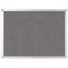 Bi-silque Ayda Fabric 24"W Bulletin Board