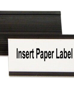 MasterVision Black Magnetic Data Cards