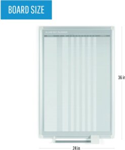 MasterVision Magnetic In/Out Vertical Planner Board
