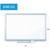 MasterVision Dry-erase Magnetic Planning Board