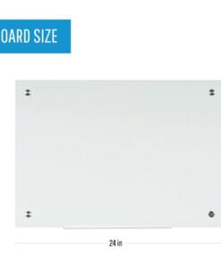Bi-silque Magnetic Glass Dry Erase Board