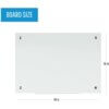Bi-silque Dry-Erase Glass Board