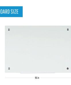 Bi-silque Magnetic Glass Dry Erase Board