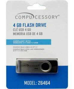 Compucessory 4GB USB 2.0 Flash Drive