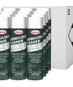 12 cans of claire germicidal cleaner
