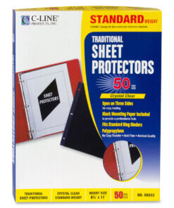 C-Line Sheet Protectors