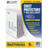 C-Line Heavyweight Poly Sheet Protectors with Index Tabs