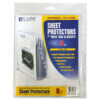 C-Line Heavyweight Poly Sheet Protectors with Index Tabs