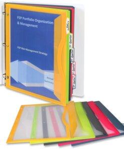 C-Line Super Heavyweight Poly Binder Pockets with Write-On Index Tabs