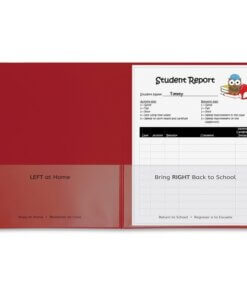 Red C-Line Classroom Connector Letter Report Cover