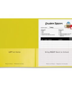 Yellow C-Line Classroom Connector Letter Report Cover