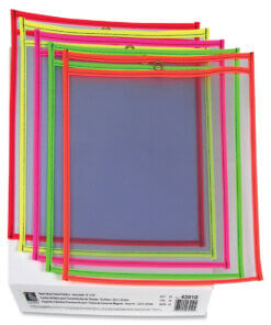 C-Line Neon Shop Ticket Holders, Stitched