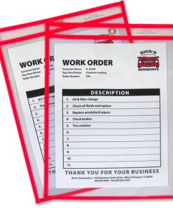 C-Line Neon Shop Ticket Holders, Stitched