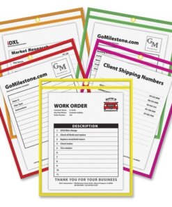 C-Line Neon Shop Ticket Holders, Stitched