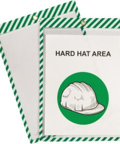 C-Line Safety Striped Shop Ticket Holders