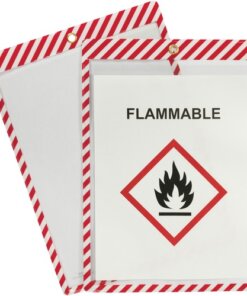 C-Line Safety Striped Shop Ticket Holders