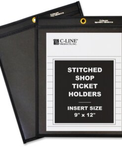 C-Line Shop Ticket Holders, Stitched