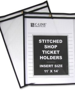 C-Line Shop Ticket Holders, Stitched