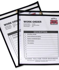 C-Line Shop Ticket Holders, Stitched