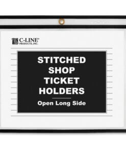 C-Line Shop Shop Ticket Holders, Stitched