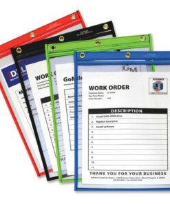 C-Line Super Heavyweight Plus Shop Ticket Holder, Stitched