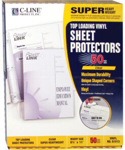 C-Line Super Heavyweight Vinyl Sheet Protectors