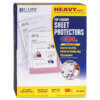 C-Line Heavyweight Poly Sheet Protectors