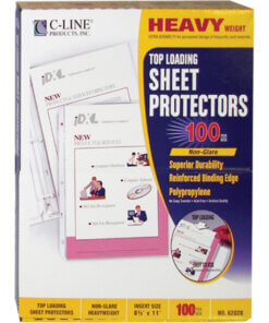 C-Line Heavyweight Poly Sheet Protectors